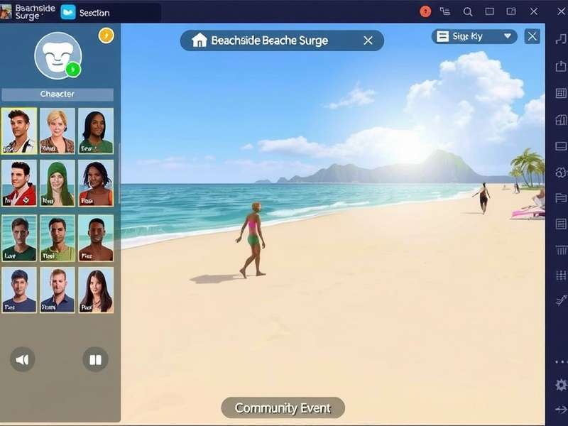 Beachside Surge community event screenshot